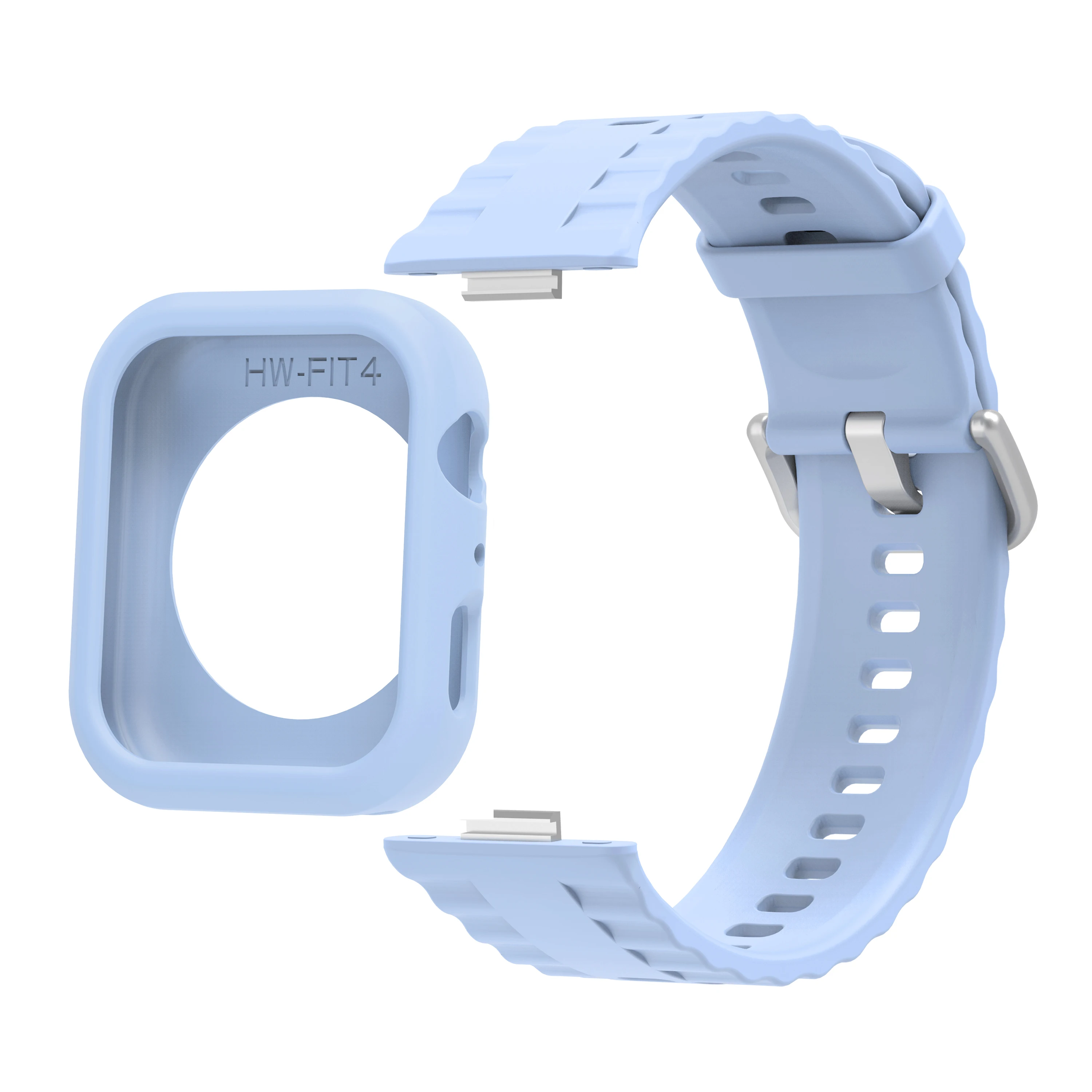 Чехол из ТПУ + силиконовый чехол для Huawei Watch Fit 4/Fit4 Pro, защитная крышка, бампер, защита экрана, чехол для часов, замена браслета