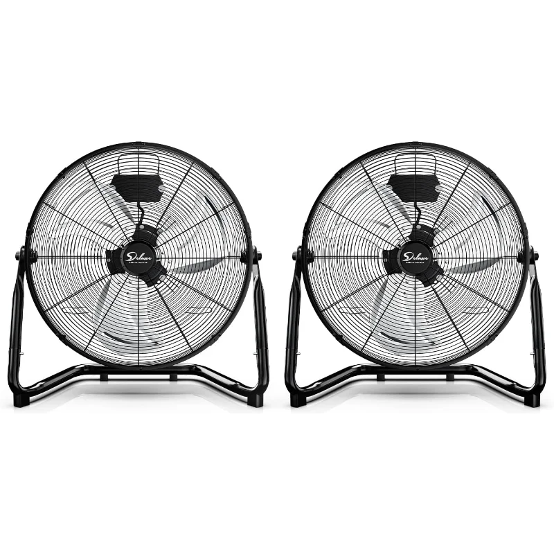 

Простые роскошные 20-дюймовые 3-скоростные высокоскоростные сверхпрочные металлические напольные вентиляторы, тихие для дома, коммерческого использования, жилых помещений, черные