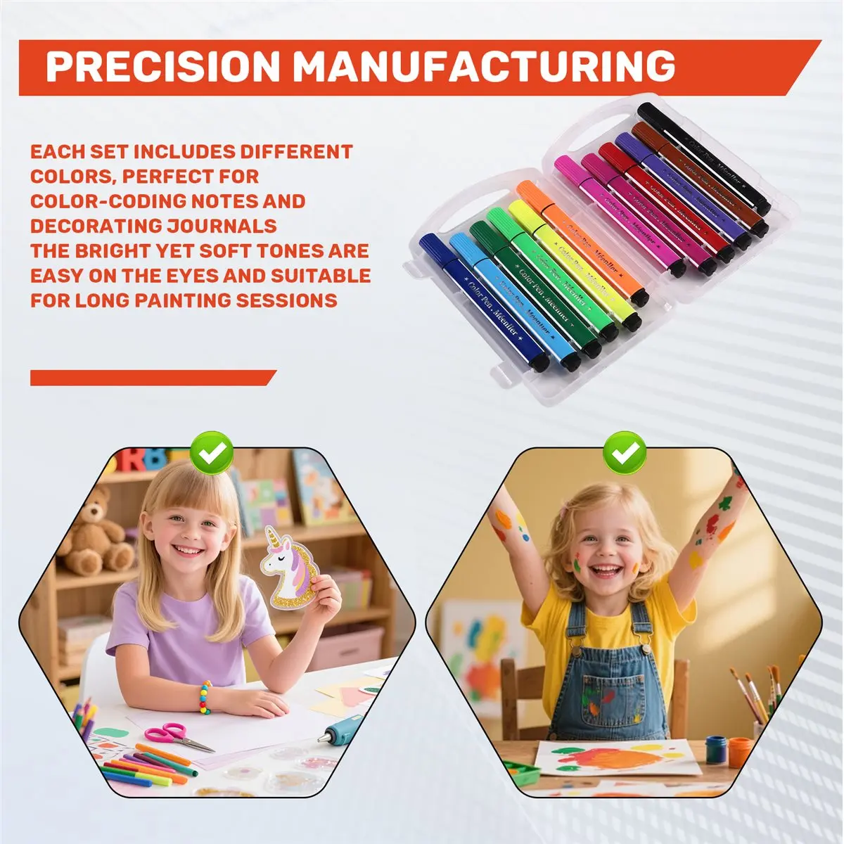 Ensemble de pinceaux de peinture OKgood, pinceaux pour enfants, stylos de peinture, robot de dessin éducatif pour enfants, apprentissage interactif