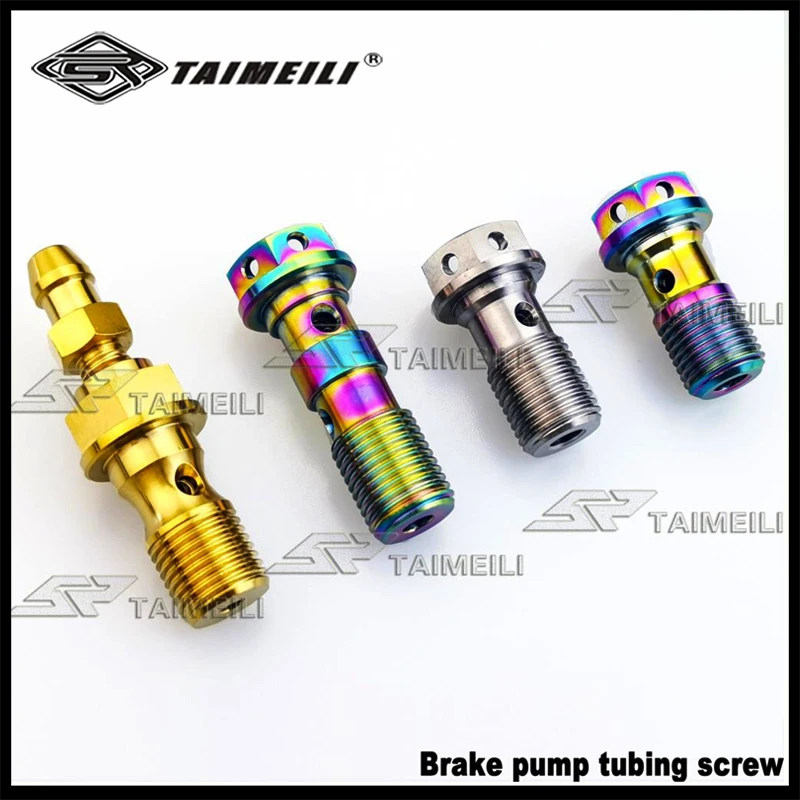 

Titanium alloy bolts of motorcycle brake caliper tubing screwM10 p10/1.25