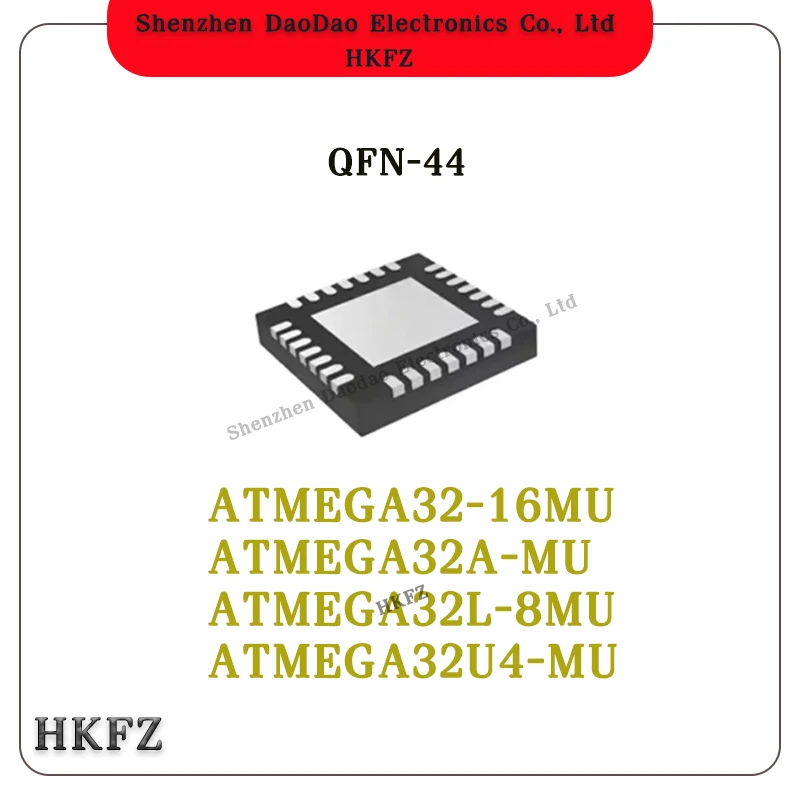 

ATMEGA32-16MU ATMEGA32A-MU ATMEGA32L-8MU ATMEGA32U4-MU QFN-44 Microcontroller chip new original