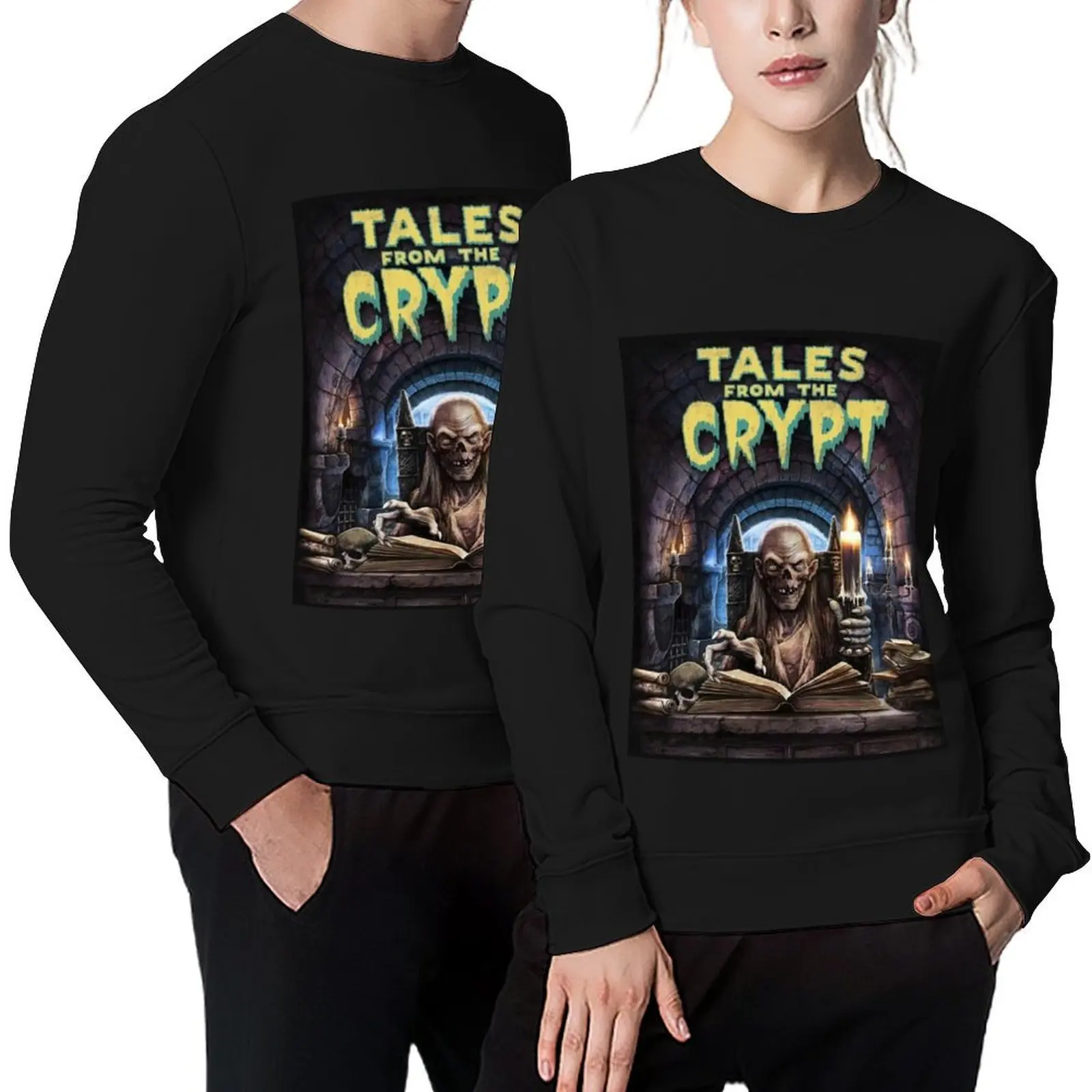 

Tales From The Crypt Skull Pullover men's autumn clothes tracksuit men korean autumn clothes clothes for men sweatshirt