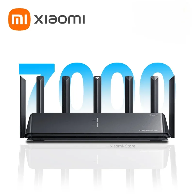 Оригинальный Xiaomi BE7000 Mi 7000 1 ГБ Mesh PPPoE Трехчастотный Wi-Fi ретрансляторы