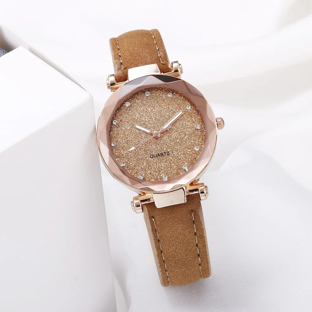 Women Watches Luxury Fashion Ladies Watch Leather Band Watch Women Female Quartz Wristwatches Montre Femme Reloj Mujer