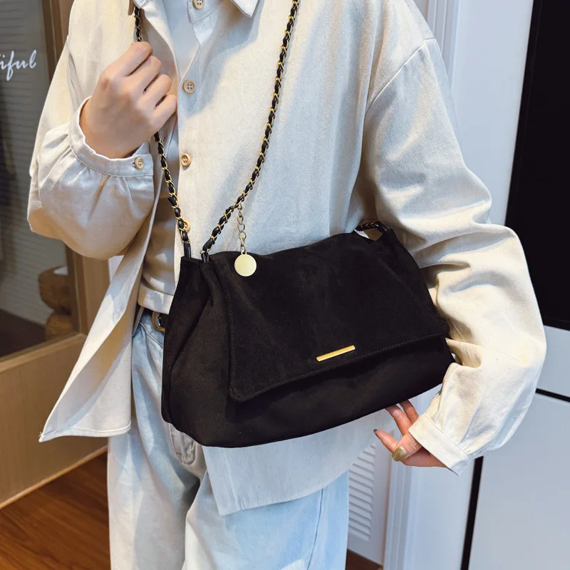 

2025 Vintage Chain Shoulder Bag for Women, Genuine Leather Multi-way Crossbody Tote Purse, Large Capacity Work Bag