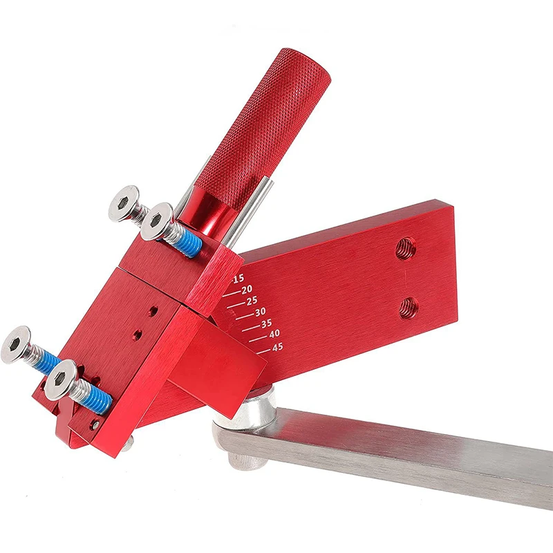 Adjustable Lawn Mower Blade Sharpener Suitable for Right and Left Hands 15-45° Angle Adjustable Blade Sharpener