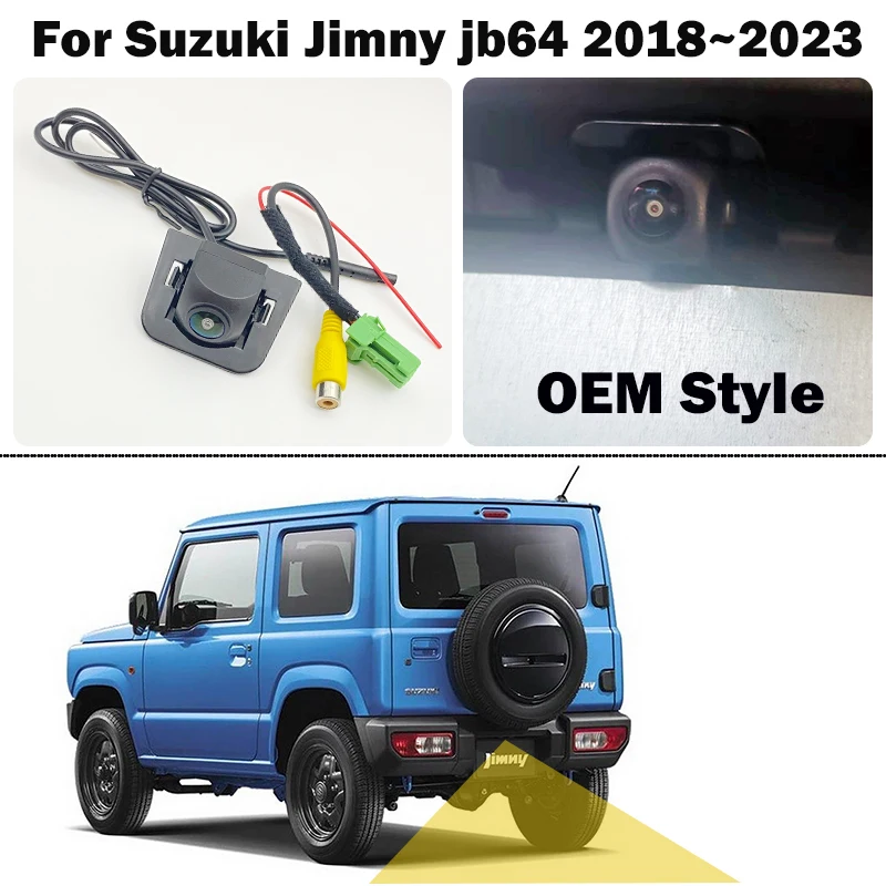 

Камера заднего вида для Suzuki Jimny JBf64 JB74 2018 2019 2020 2021 2022 2023 Gen 4 JB74 Аксессуары в стиле OEM