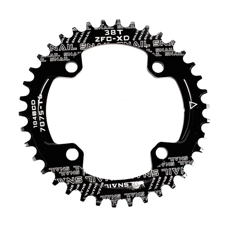 104BCD Round Direct Mount Single Crown Chainring MTB Mountain bike 32T 34T 36T 38T 40T 42T crankset Tooth plate Parts