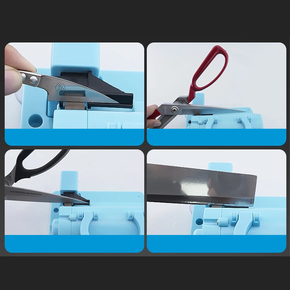 220V High-Precision Electric Scissor Sharpener, Fully Automatic for Hairdressing and Tailor Shops