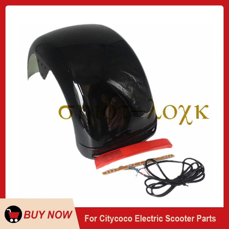 225/55-8 ,18x9.50-8 ,225/40-10 Front or Rear Fender Plastic Shell With Tail Light mudguard For Citycoco Electric scooter parts