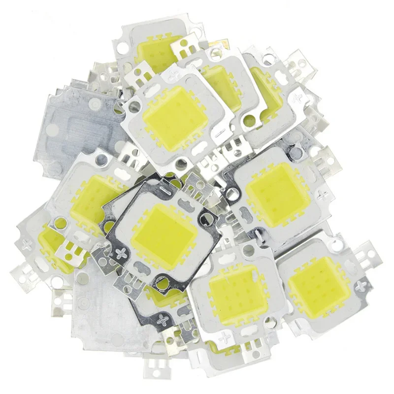 10W LED white Cold white Led chip for Integrated Spotlight 12v DIY Projector Outdoor Flood Light Super bright