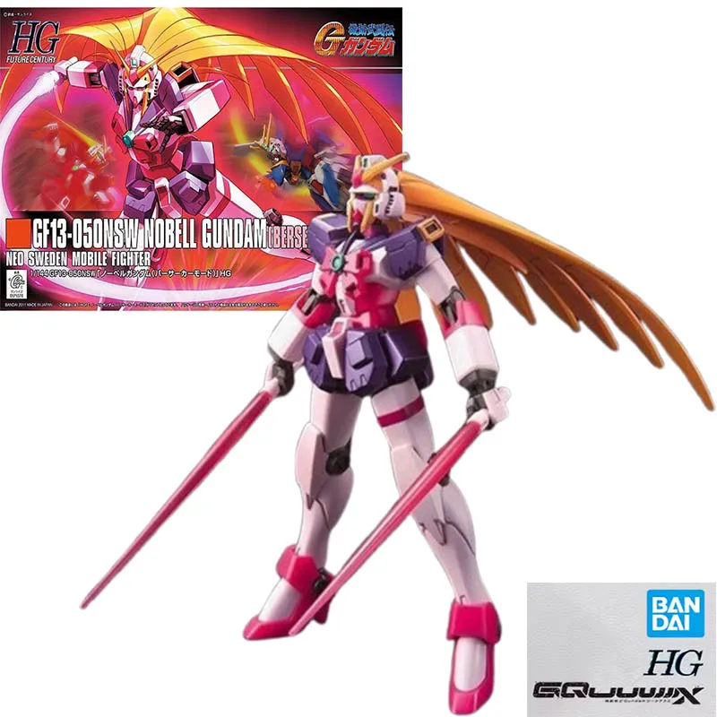 

Bandai HG1/144G Fighting Legend Nobel Gundam Furious Warrior Anime Character Assembly Model Collection Toy Boy Gift