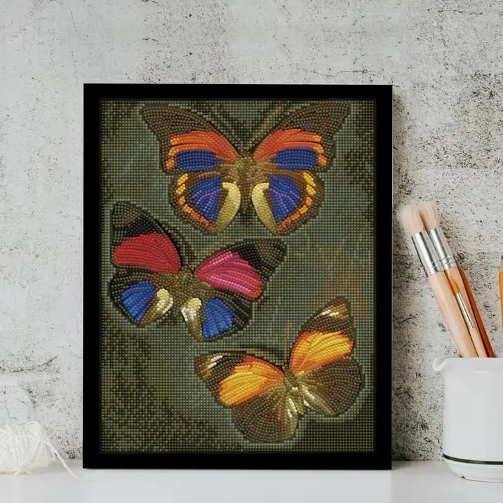 DIAMOND DOTZ® Butterfly Trio Special Edition Diamond Painting Kit