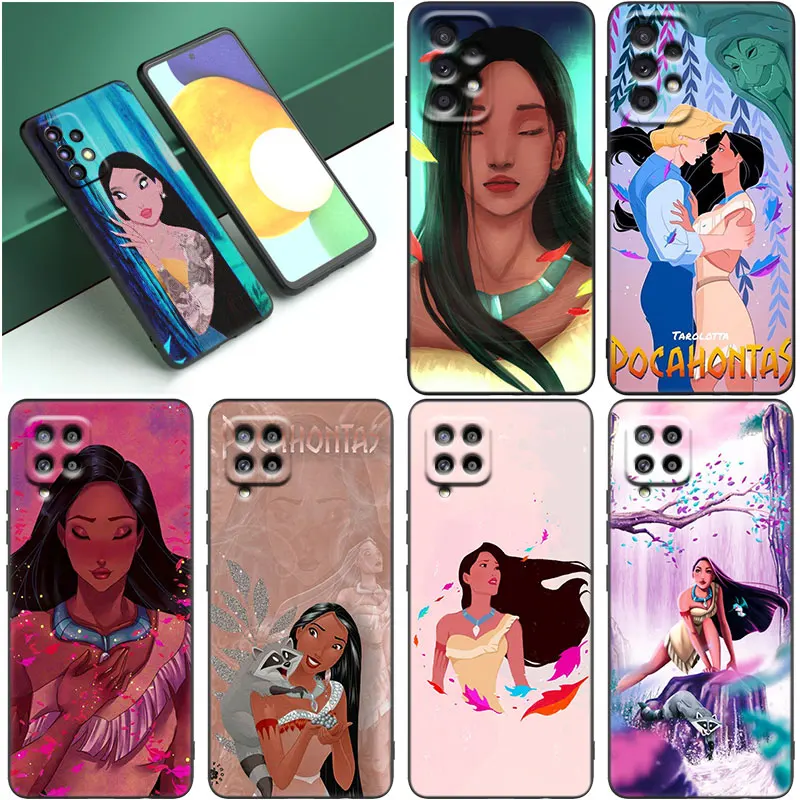 Disney Girl Pocahontas Case For Samsung Galaxy A12 A13 A14 A22 A23 A32 A33 A34 A52S A53 A54 A72 A73 5G A24 A04S A50 A51 A70 A71