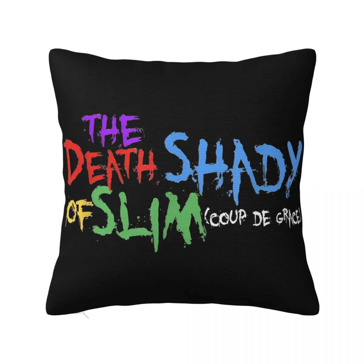 Eminem The Death Of Slim Shady Pillowcase Printing Polyester Cushion Cover Decoration Pillow Case Cover Home Wholesale 45*45cm