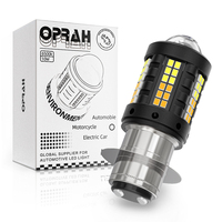 Oprah 1Pcs H4 LED Headlight Bulb CSP 3570 For Car Motorcycle H4 9003 HB2 LED Hi/Lo High and Low Beam Motorbike Headlamp 12V P15D