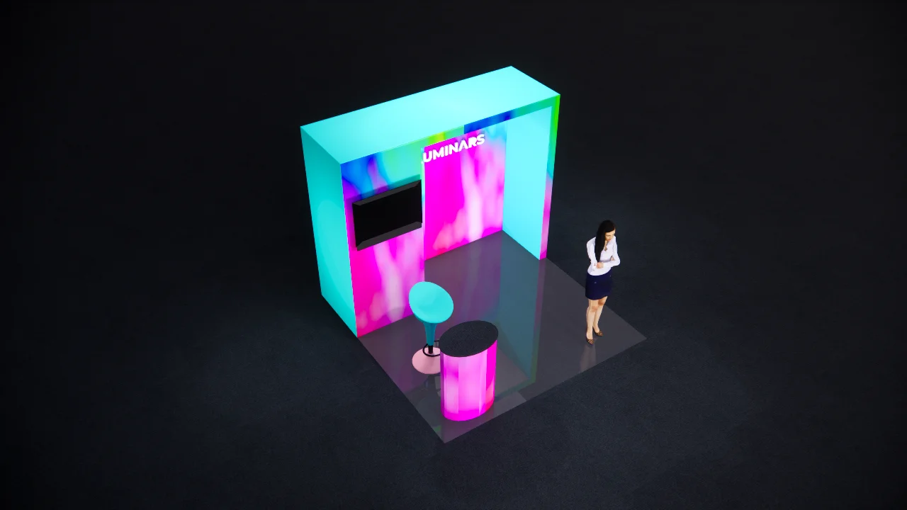 10x10 lebendige Ausstellungsständer mit Stauraum für die Schönheitsshow