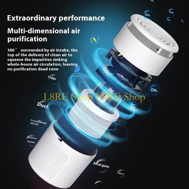 

L8RE AIR Очистители USB Powered Cleaner для двойной очистки в спальне