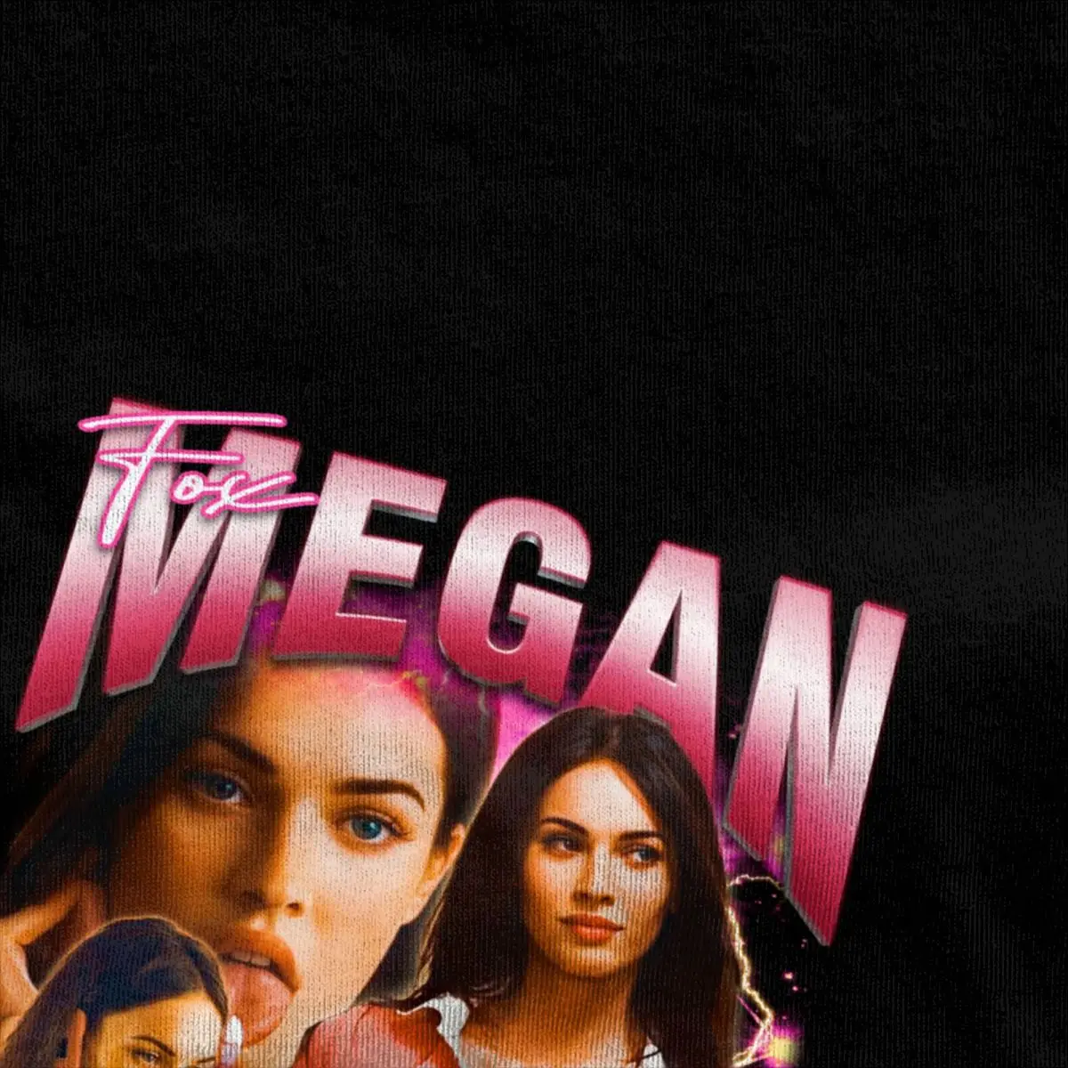 T-Shirt da donna da uomo Megan Fox T-Shirt Vintage Merch T-Shirt in puro cotone stampato