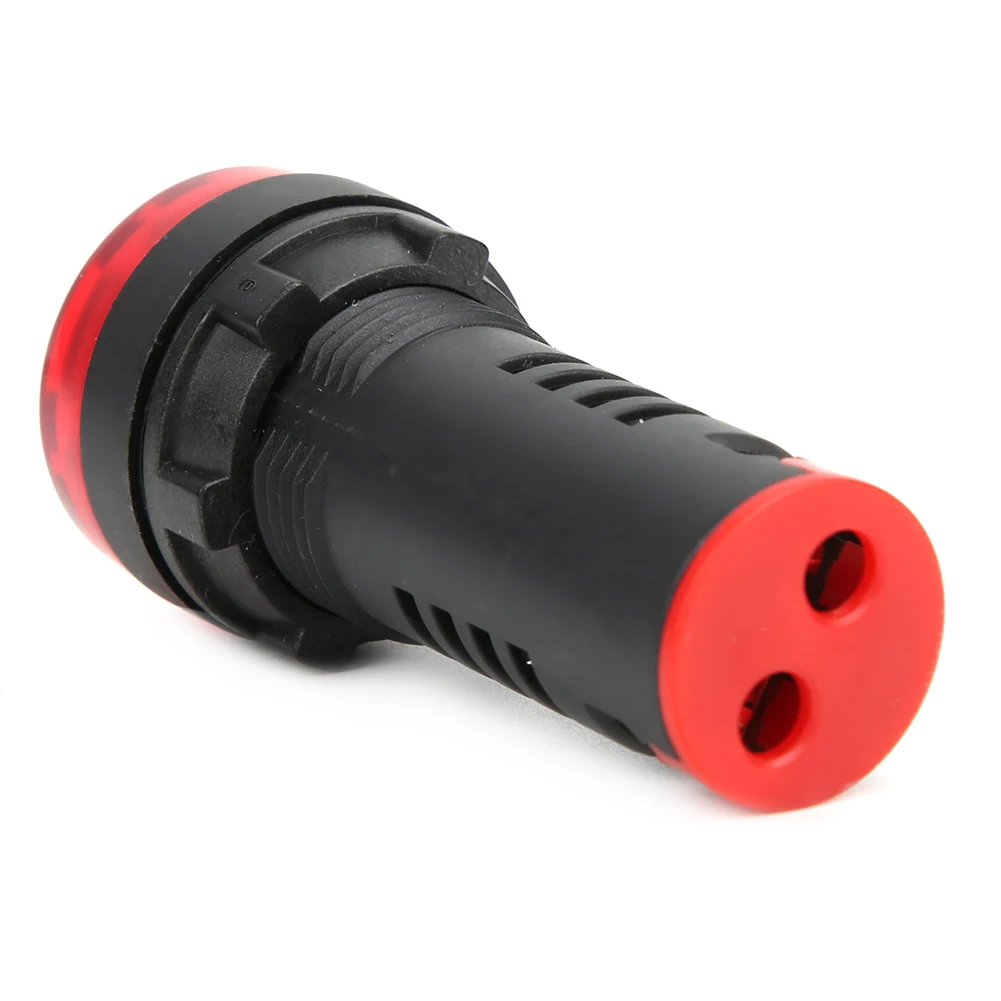 Indicador de campainha Indicador de sinal de acidente BERM ®   Campainha LED AD16‐22SM Luz indicadora de alarme de flash vermelho Campainha AC/DC24V