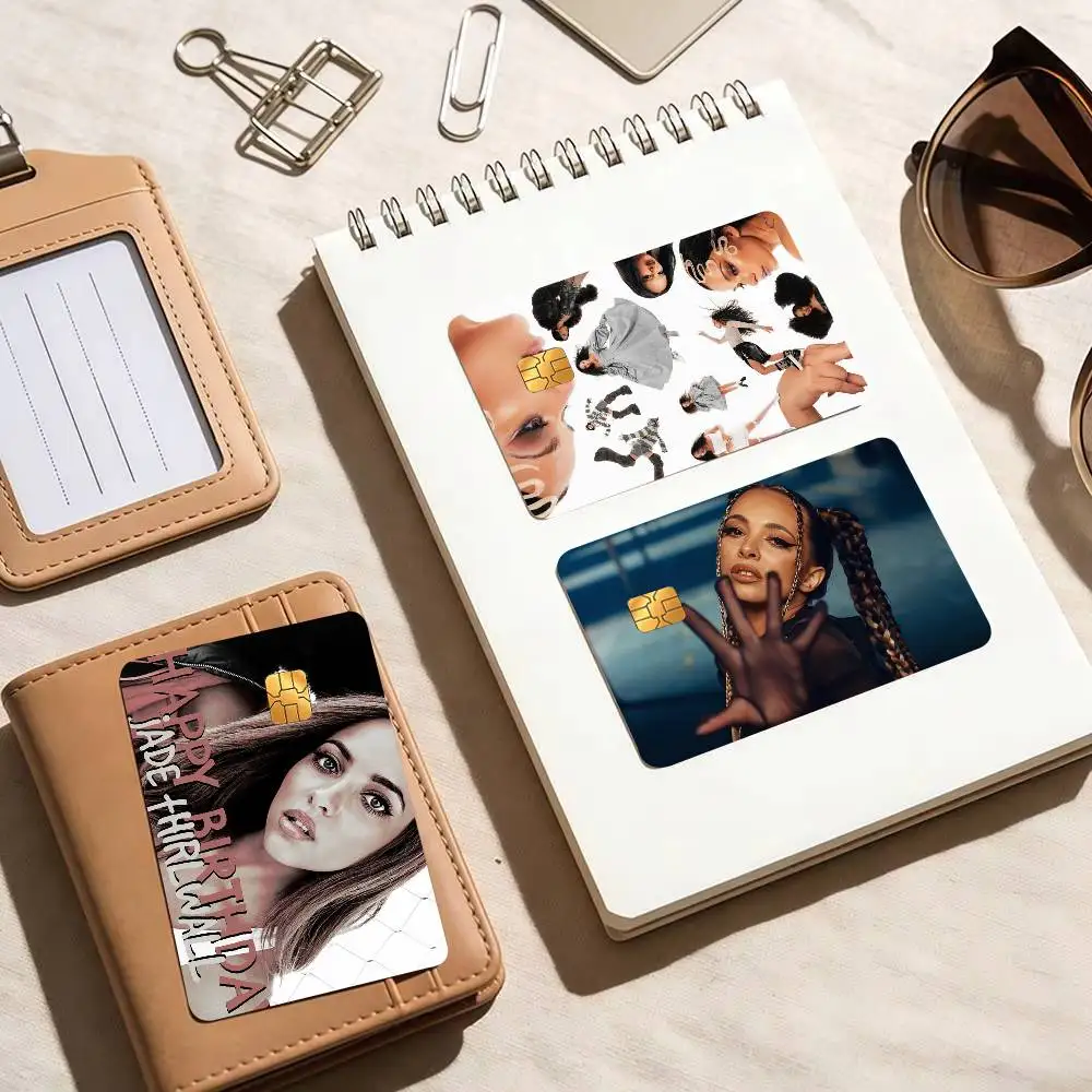 Jade Thirlwall album  Cartoon Credit Card Skin Stickers For Bank Card Bus Metro Card Sticker Waterproof Women Gift
