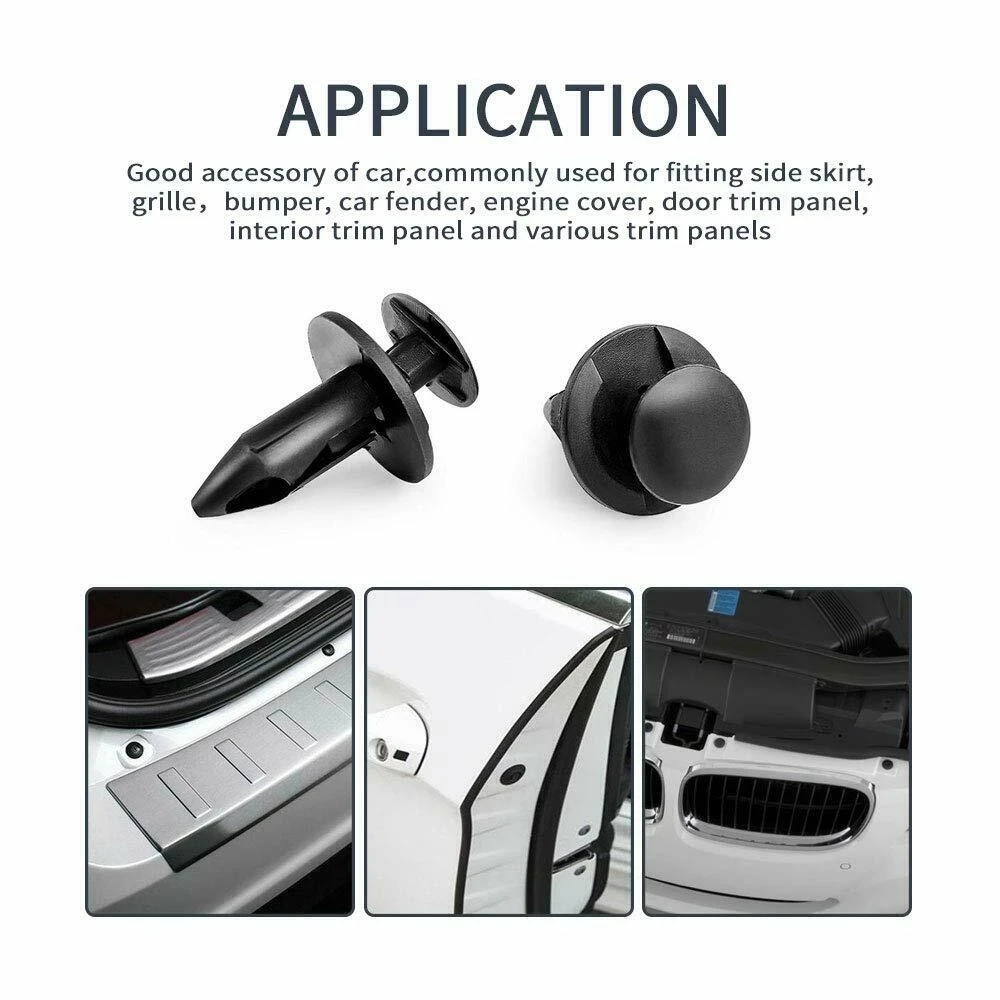 50pcs ATV UTV Plastic Rivets Body Rivet 7661855 293105230 For Polaris Sportsman 550 850 RZR 570 800 Can-Am Ranger Trail