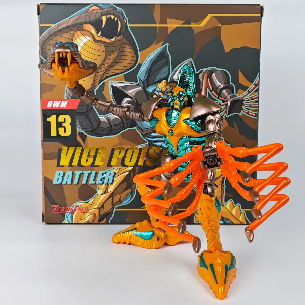 

TA TransArt Toys BWM-13 BWM13 Vice Poison Battler Quick Knife Beast Man Transformation Model Toy Robot