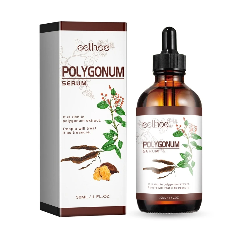 Polygonum Multiflorum Serum White to Black Hair Serum Anti-Hair Loss Hair Serum Dropship