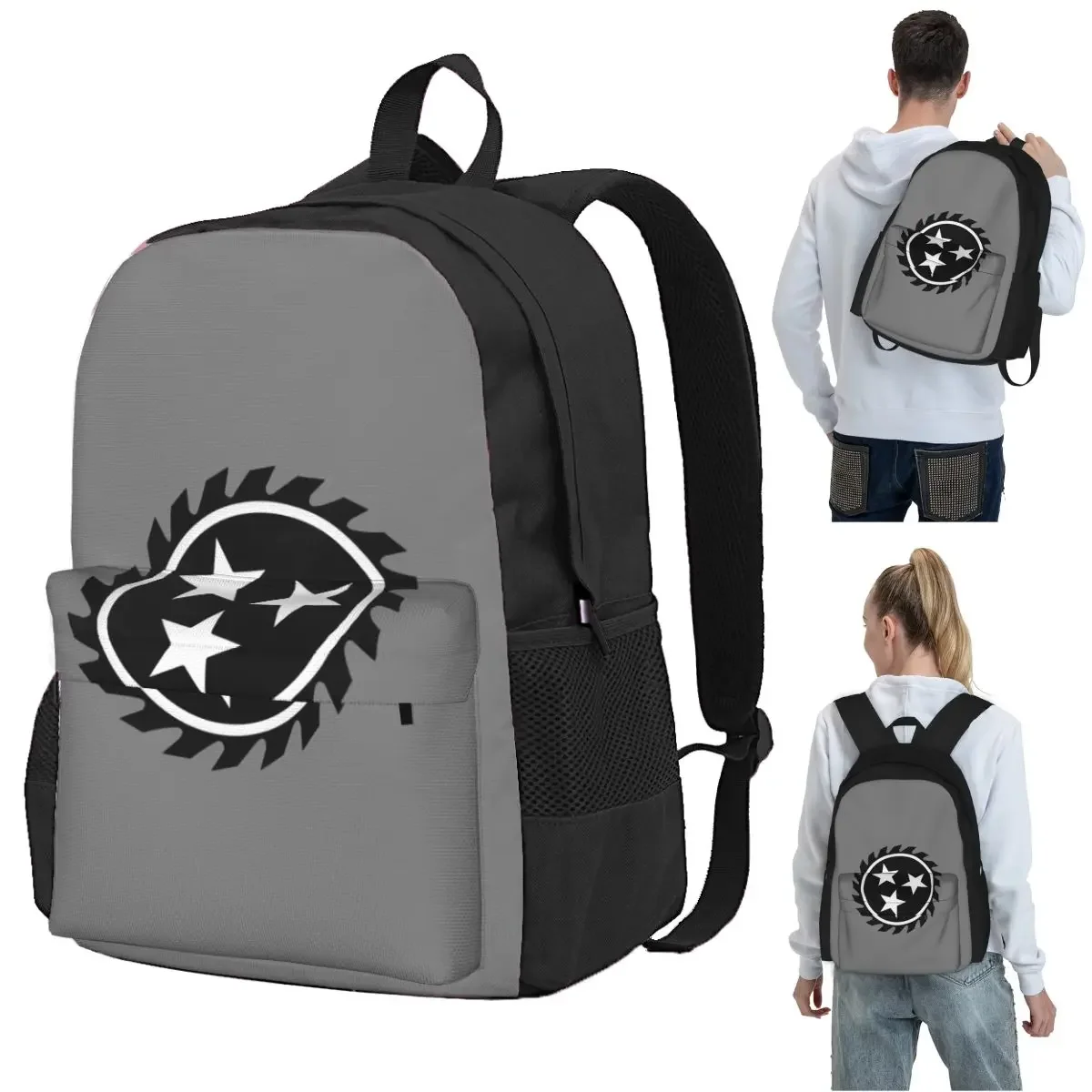 Whitechapel Rock Metal Band Backpack Student BookBag Children School Bag Computer Shoulder Bags for Boys Girls