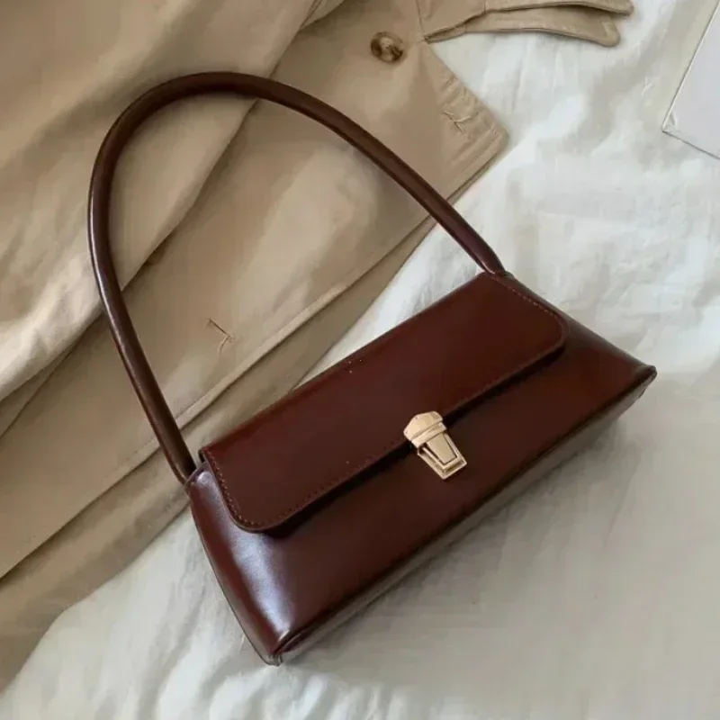 

Luxury Brand Crossbody Bags for Women Fashion Design Underarm 2025 Woman Shoulder Bag Female Handbag and Purses Solid Color
