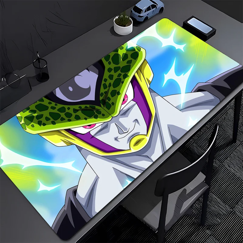 

Dragon Ball Cell Mousepad Computer Game Mouse Pad Gaming Accessories Non-Slip Printing Deskmat Keyboard Pad PC big game Mousepad