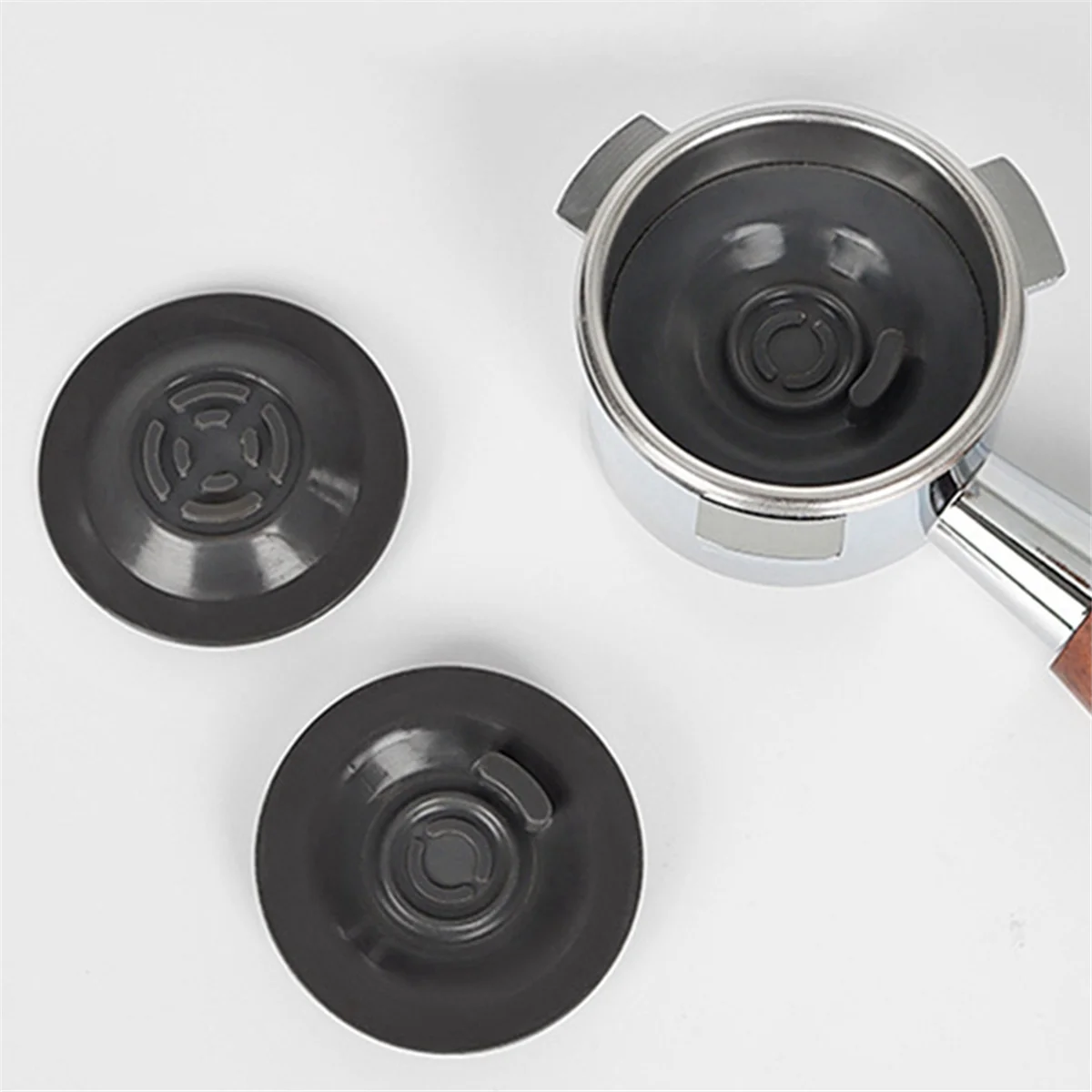 EULM Nynkyon 3pcs Sage Coffee Machine Cleaning Sheet, 54mm Espresso Machine Universal CD.