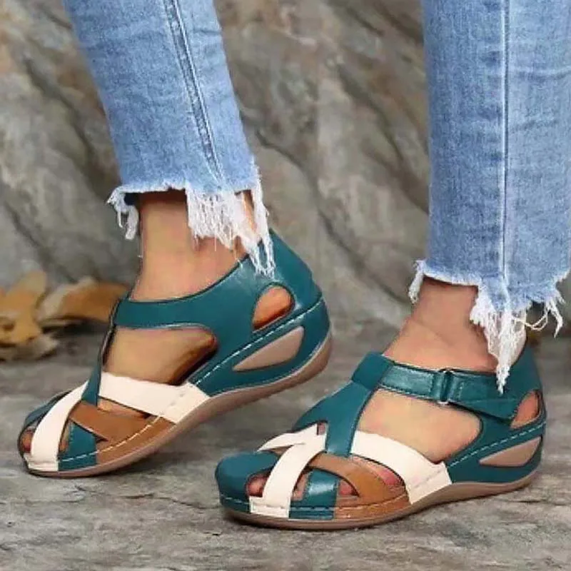 Chaussures femmes sandales été doux femmes chaussure plage marche chaussures sandales à talons compensés dames fête femmes sandale chaussures femme