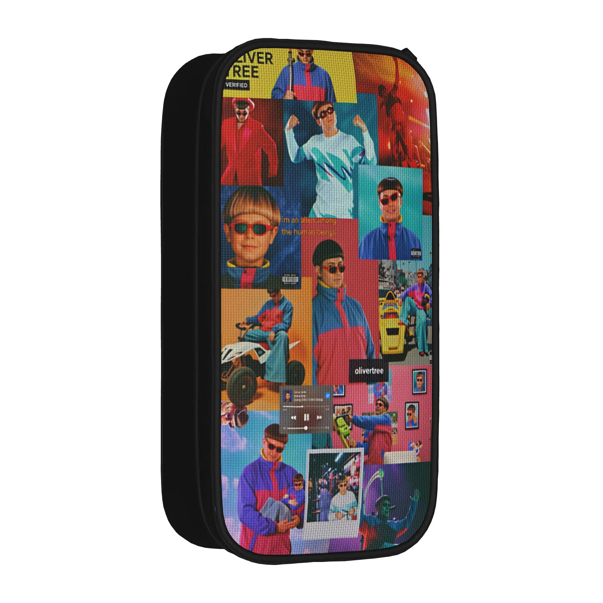 oliver tree life goes on Pencil Case  Child Vintage Pen Box Design Back To School Pencil Cases Supplies Gift