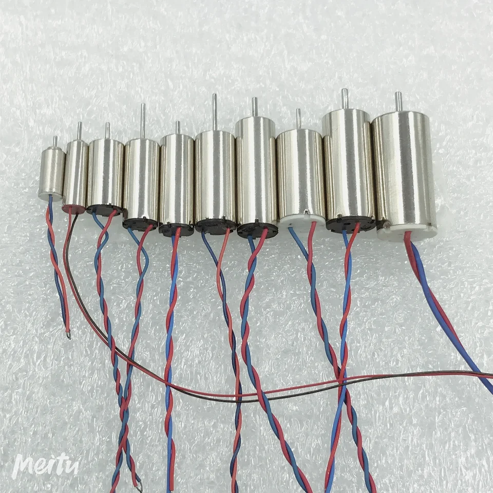 kleine motor, 2 stks Hoge Coreless DC Propeller, Drone UAV Propeller, CW CCW for 612 615 716 720 816 8520 1020 Motor, montage 0.8mm 1mm 1.2mm Aperture Shaft (Snelheid (RPM): 0.8mm Gat) (Size : 1.2m