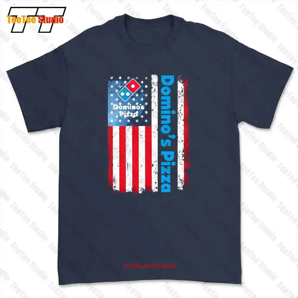 Domino’S Pizza American Flag T-shirt Tee BPDT