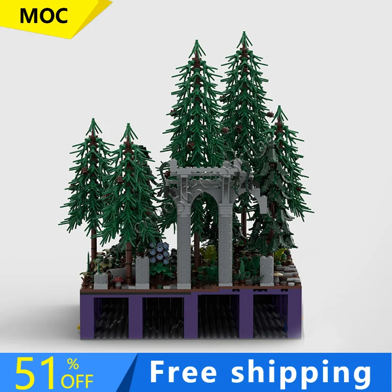 

2934 PCS Medieval Ancient Ruins Forest Castle Modular Model Architecture Building Block Diy Education Assembly Kids Toys Gifts