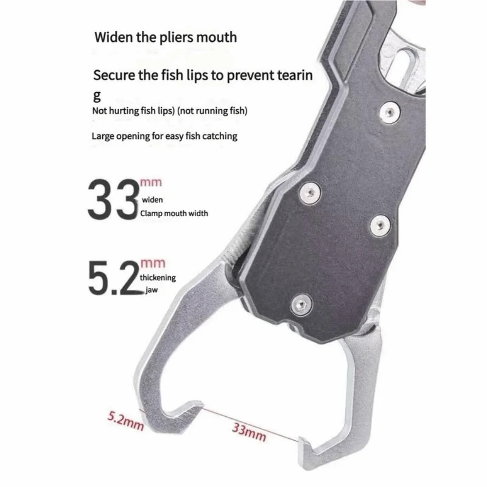 

Новый алюминиевый захват для рыбы из сплава, устойчивый к коррозии, с длинной ручкой, многофункциональный, с вращающимся на 360 градусов захватом-«клювом»