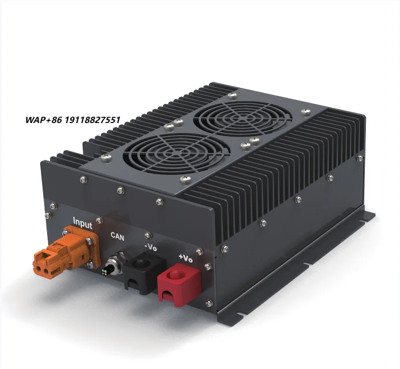 3000W High Voltage DC-AC Inverter 400-700VDC Input to 220VAC Pure Sine Wave Power Converter for EV & Industrial Applications