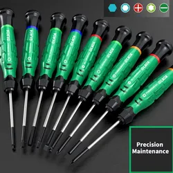 LAOA 1pcs precision screwdriver SL1.0-4.0 screwdriver phillips mini screwdriver phillips screwdriver plum blossom T5-T20