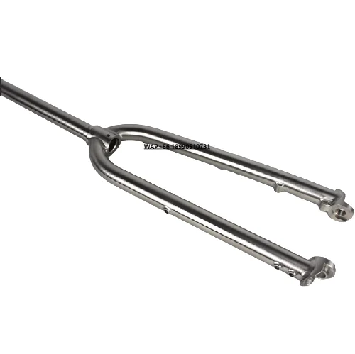 

Custom Titanium Cyclocross Bicycle Fork Thru Axle Gravel Fork Mountain Bicycle Ti Forks