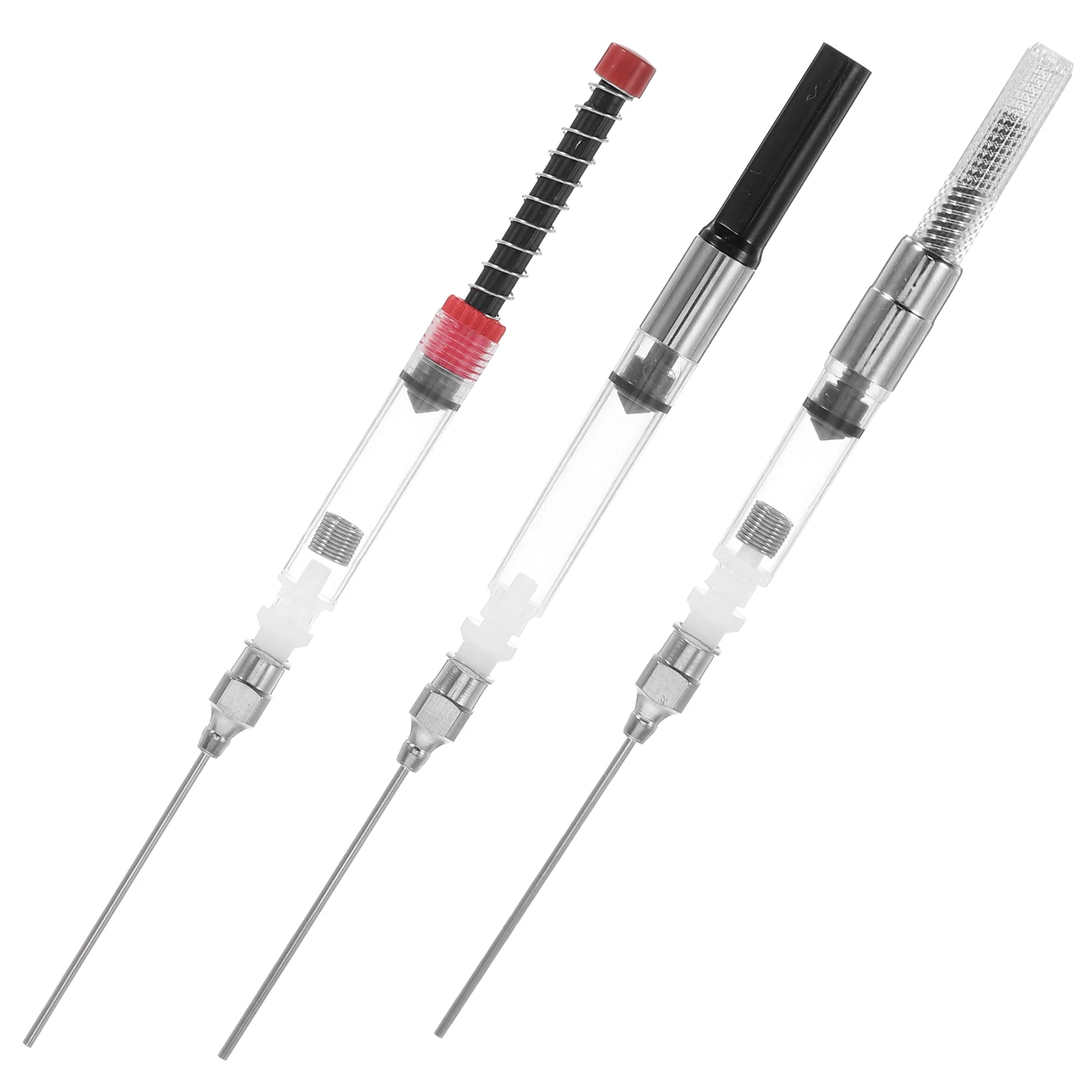 

6pcs Fountain Pen Converter 3 4mm 2 6mm Refillable Ink Accessory Practical Student Pen Ink Absorber Writing Syringe