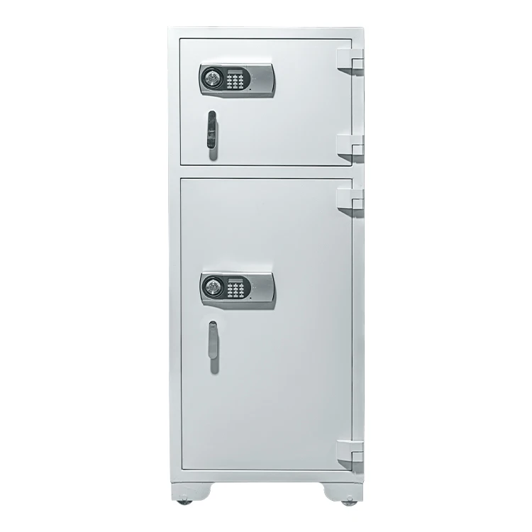 JIMBO Metal Strong Security Doublue Doors Digital Bank Vault Money Fireproof Safes