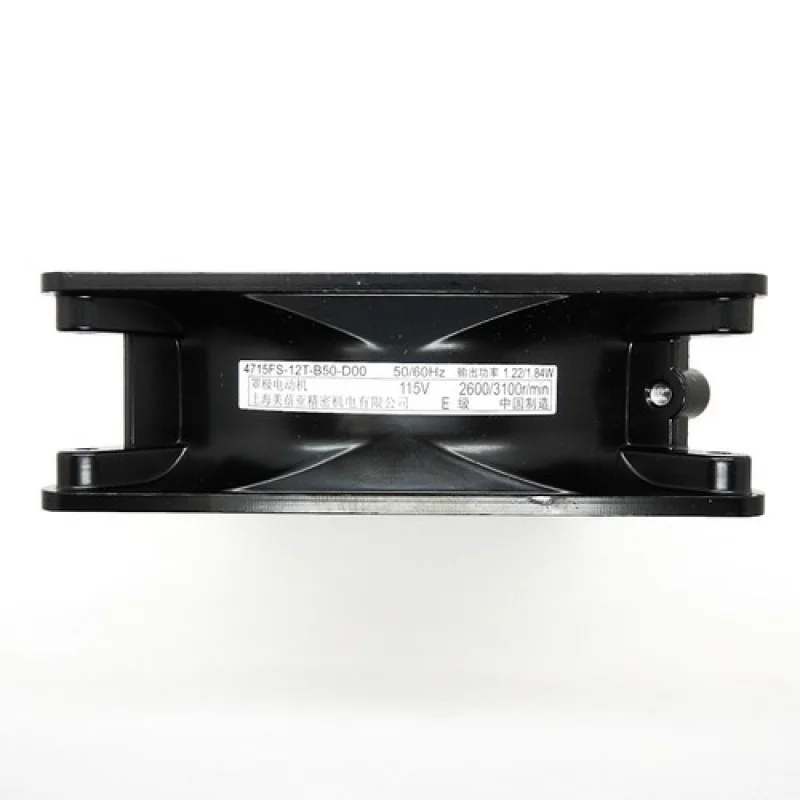 B+  1pcs  FOR  NMB 119x119x38mm 115VAC 14.4W Terminals AC Axial Fan 4715FS-12T-B50 110CFM