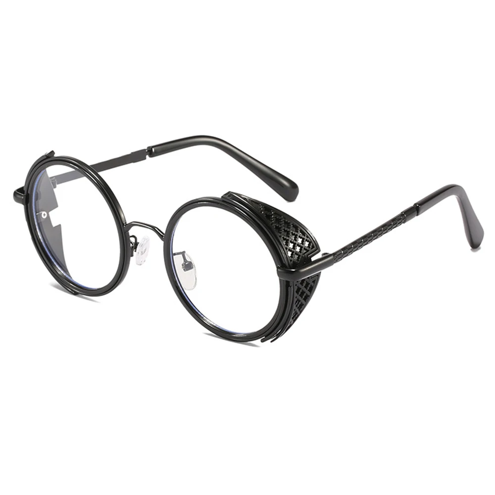 إطار دائري Steampunk الربيع النظارات الشمسية للنساء الرجال العلامة التجارية تصميم القيادة فاسق نظارات شمسية موضة الرجعية الذكور السيدات النظارات