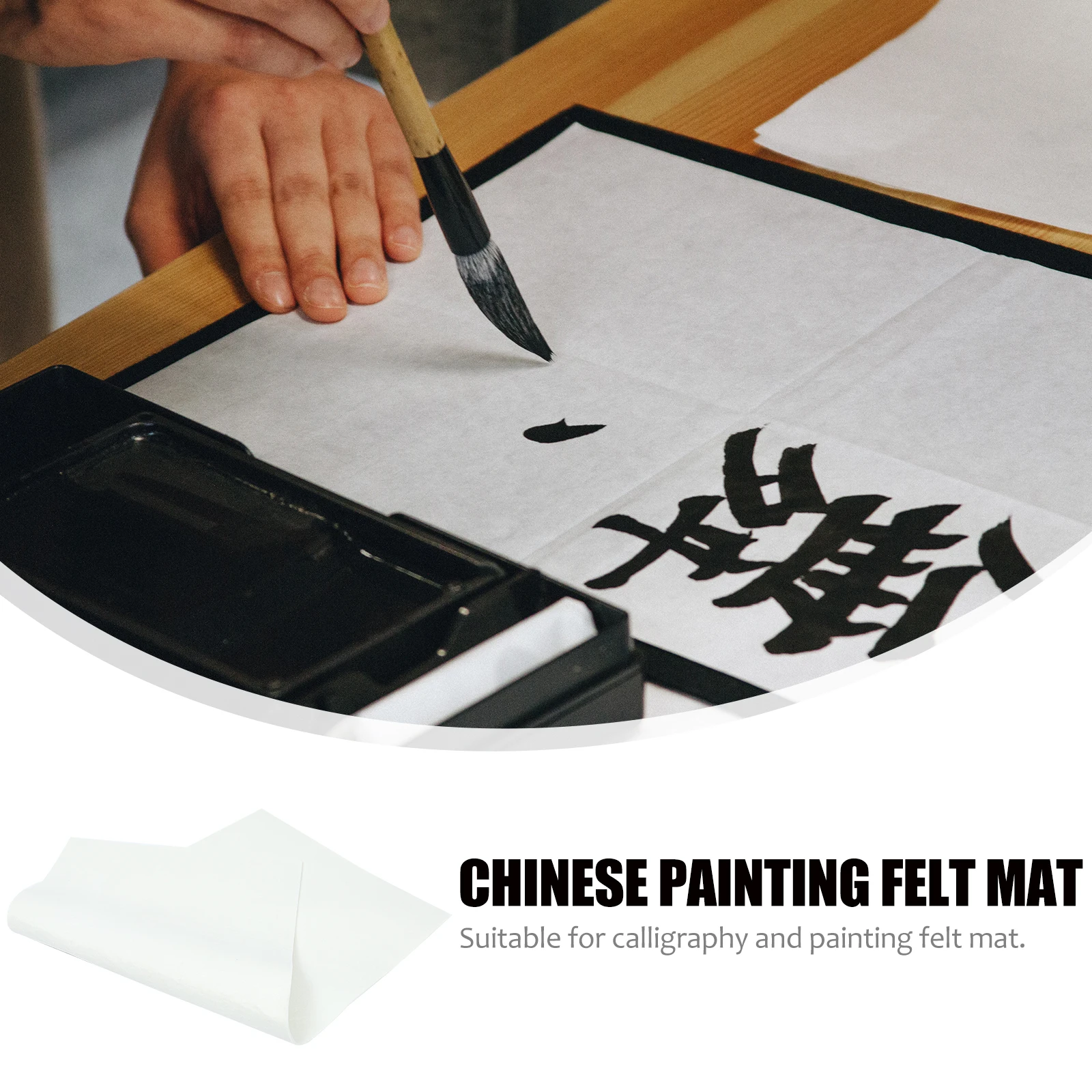 

Calligraphy Felt Mat High-Strength Durable Writing Pad Practical Felt Mat Suitable for Student Study Office School Use