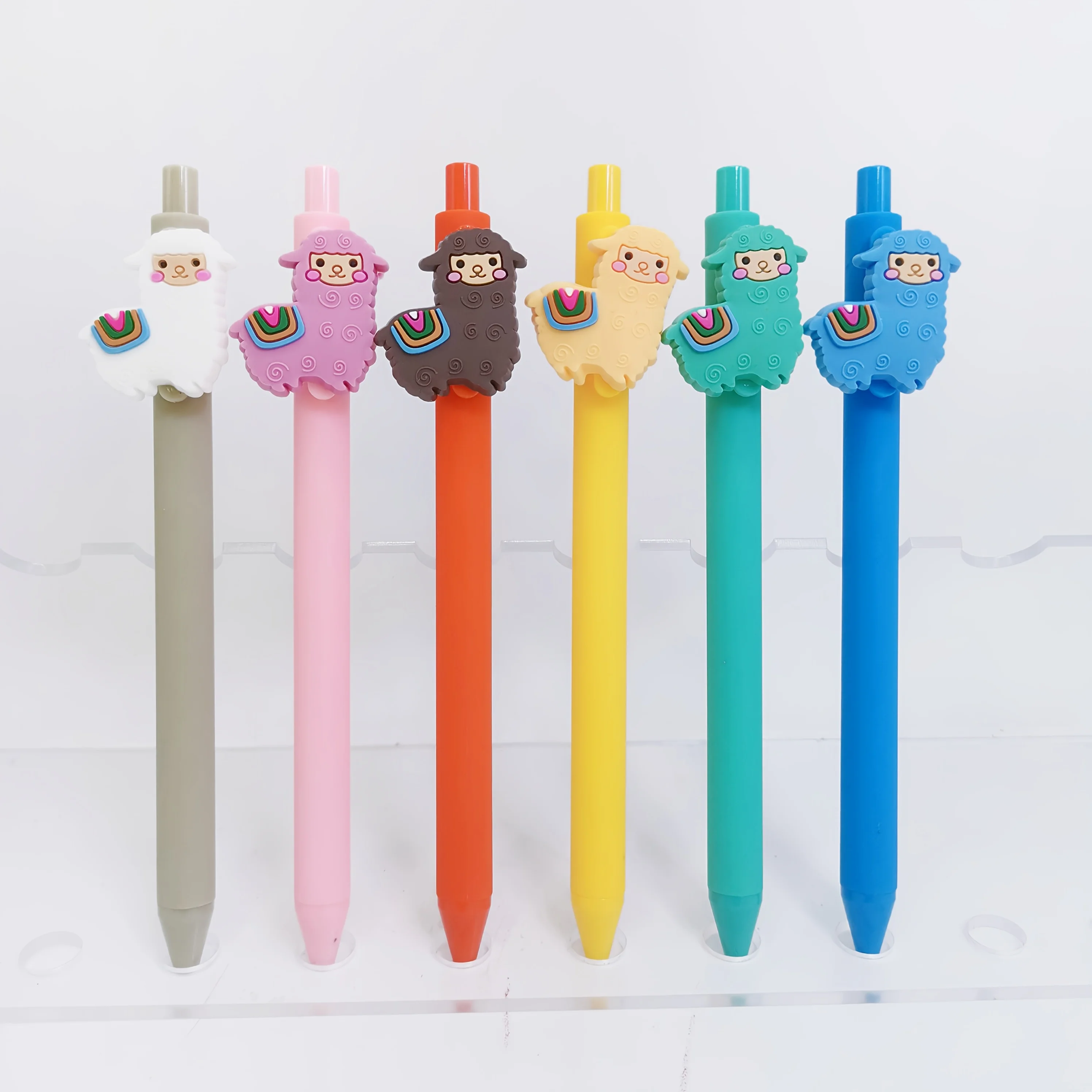 

6 шт./12 шт. шариковые ручки серии alpaca для поверхностного монтажа, шариковые ручки под давлением, подарочные ручки, подарки для друзей