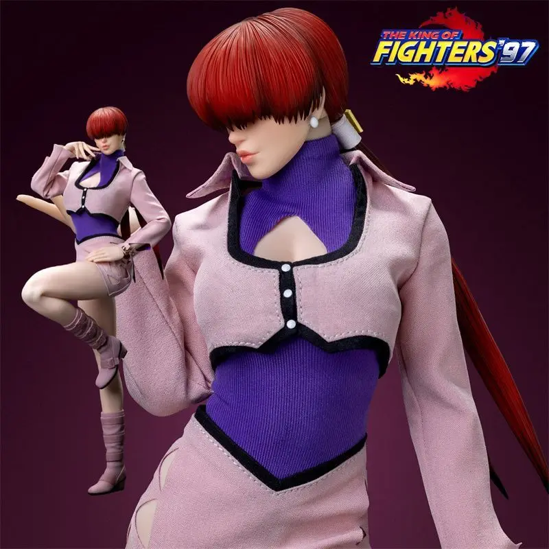 

Оригинальная мобильная фигурка Swallowing Studio SNK King of Fighters 97, Shirmei SHERMIE 1/6, готовая модель