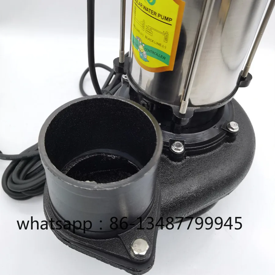 

4-дюймовый погружной насос из нержавеющей стали на солнечной энергии 48/60 В постоянного тока для орошения солнечного водяного насоса