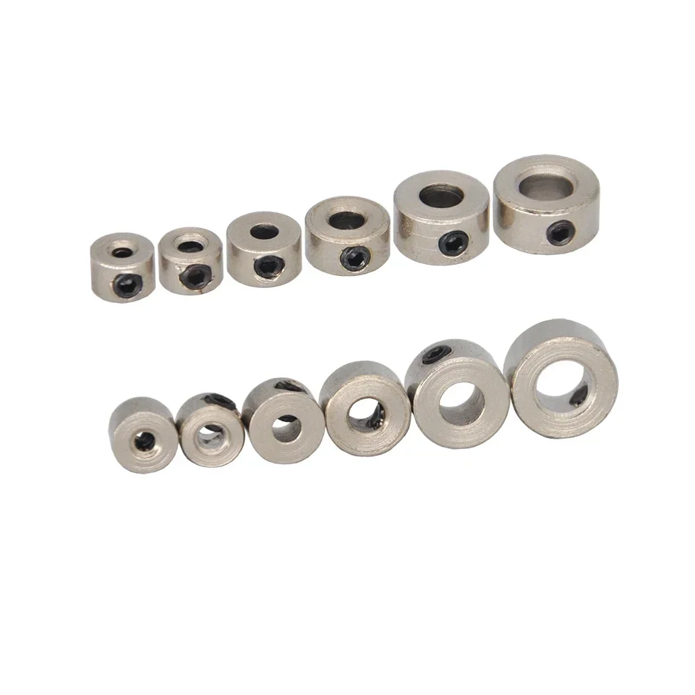 10PCS 2,1mm 3,1mm 4,1mm 5,1mm 6,1mm 7,1mm 8,1mm RC Modell Metall rad Lock Kragen Welle Achse Buchse für Fahrwerk Stopper – Detail 1
